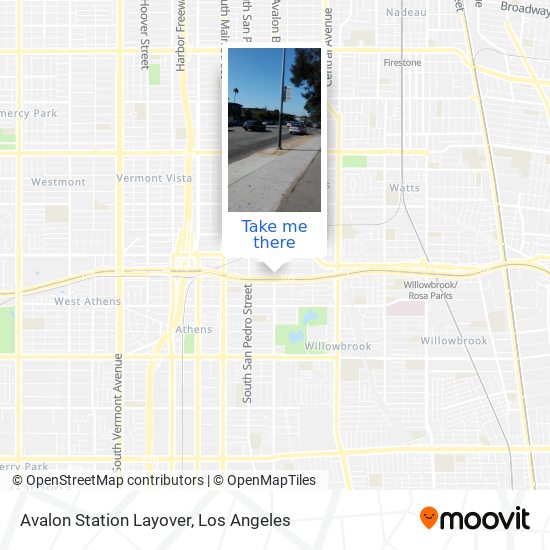 Mapa de Avalon Station Layover