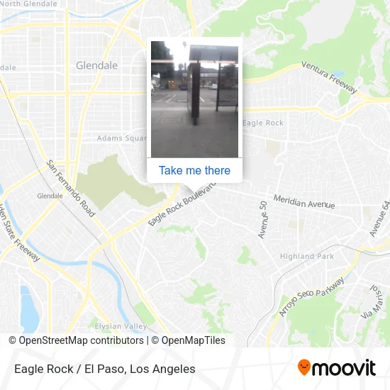 Eagle Rock / El Paso map