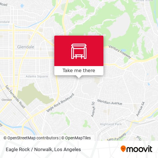 Eagle Rock / Norwalk map