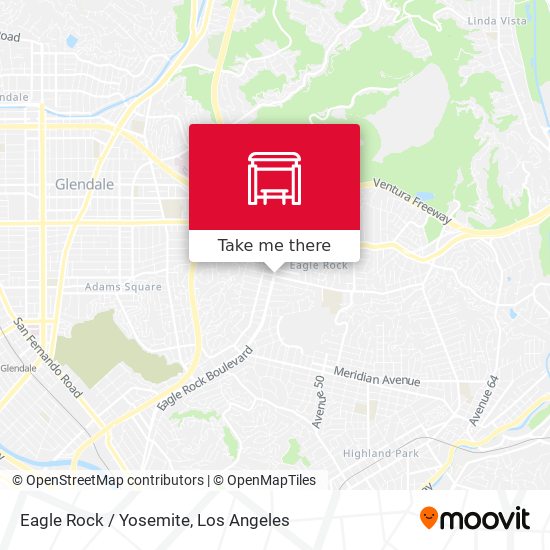 Mapa de Eagle Rock / Yosemite