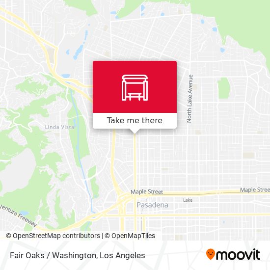 Fair Oaks / Washington map