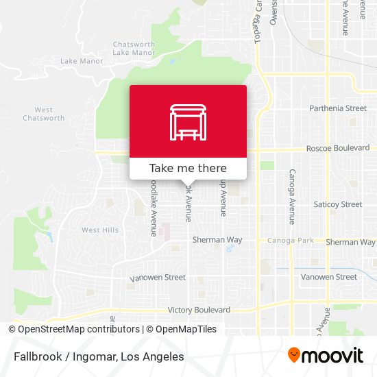 Mapa de Fallbrook / Ingomar