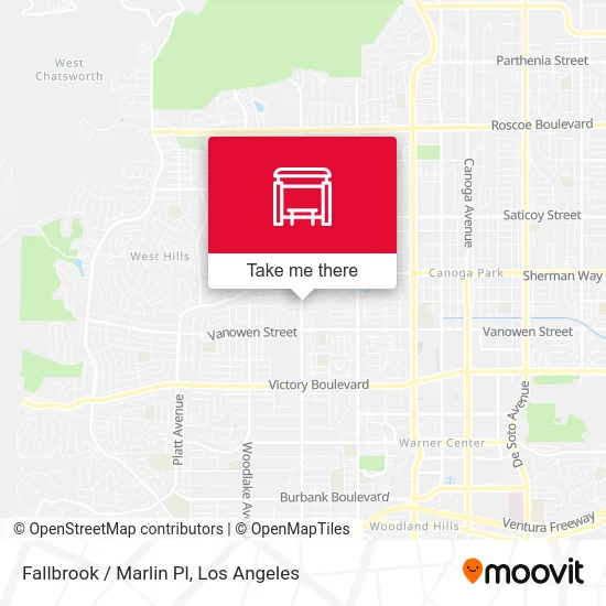 Fallbrook / Marlin Pl map