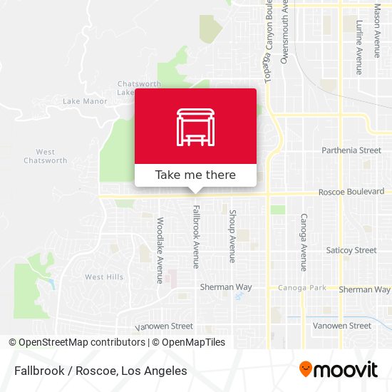 Fallbrook / Roscoe map