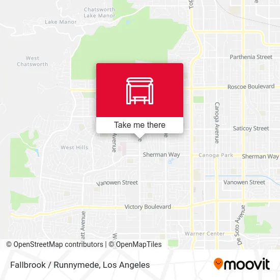 Fallbrook / Runnymede map