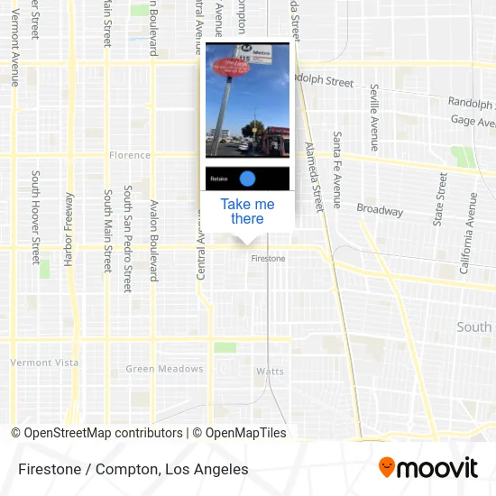 Firestone / Compton map