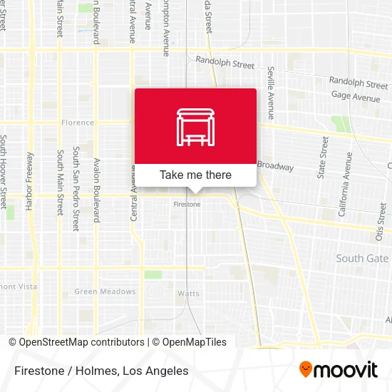 Firestone / Holmes map