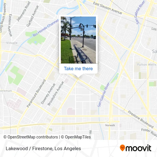 Lakewood / Firestone map