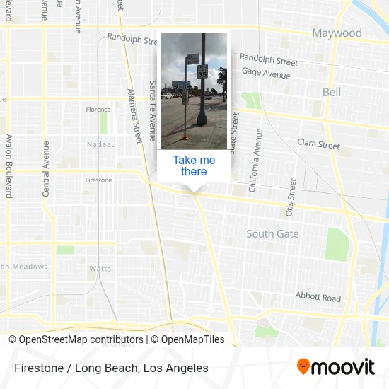 Firestone / Long Beach map