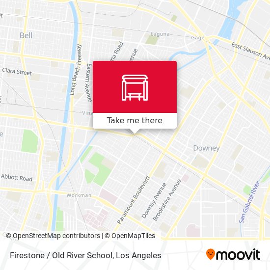 Firestone / Old River School map