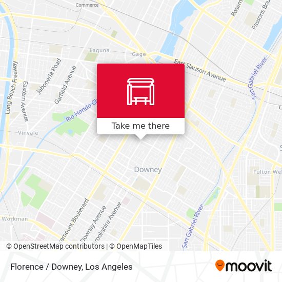 Mapa de Florence / Downey