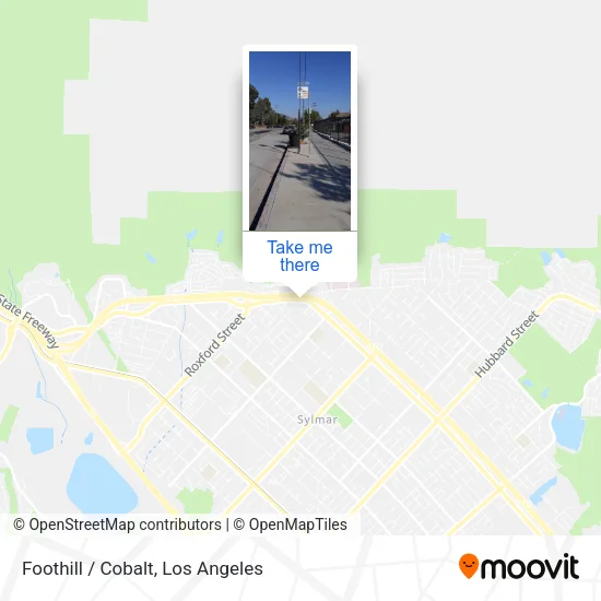 Foothill / Cobalt map