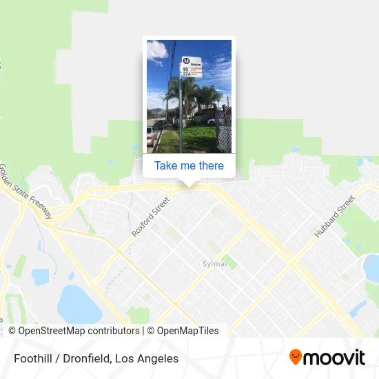 Foothill / Dronfield map