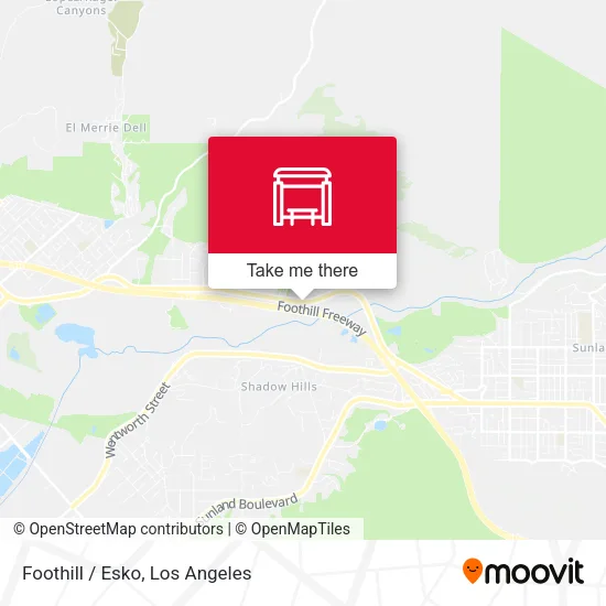 Foothill / Esko map