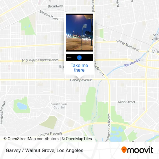Garvey / Walnut Grove map