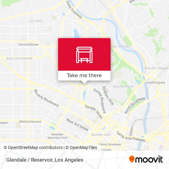 Mapa de Glendale / Reservoir