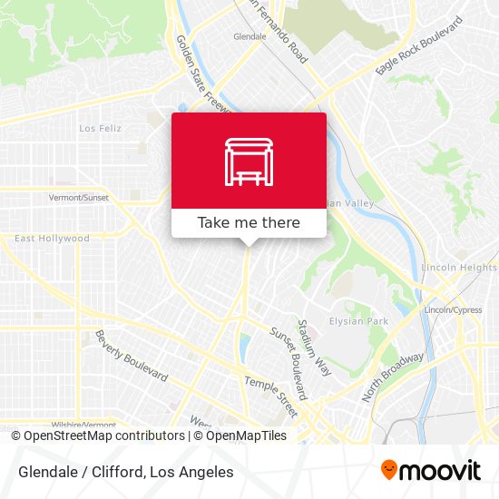 Mapa de Glendale / Clifford