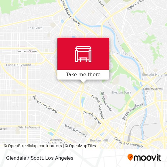 Mapa de Glendale / Scott