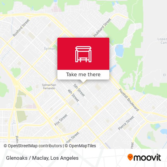 Mapa de Glenoaks / Maclay