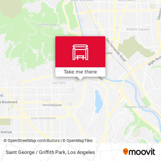 Mapa de Saint George / Griffith Park