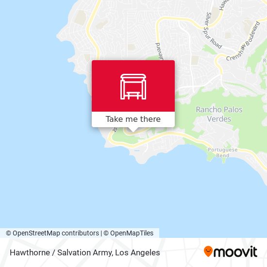 Hawthorne / Salvation Army map