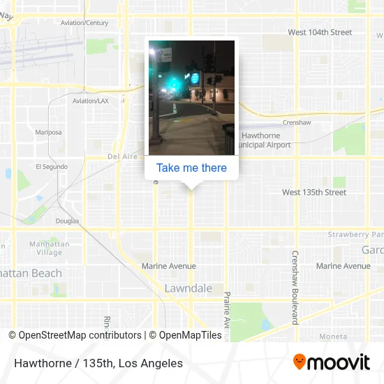 Hawthorne / 135th map