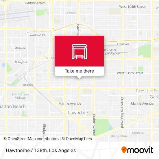 Hawthorne / 138th map