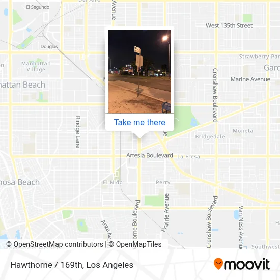 Hawthorne / 169th map