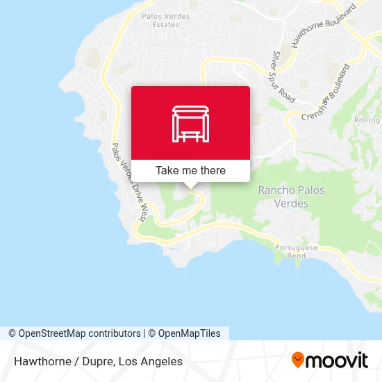 Hawthorne / Dupre map