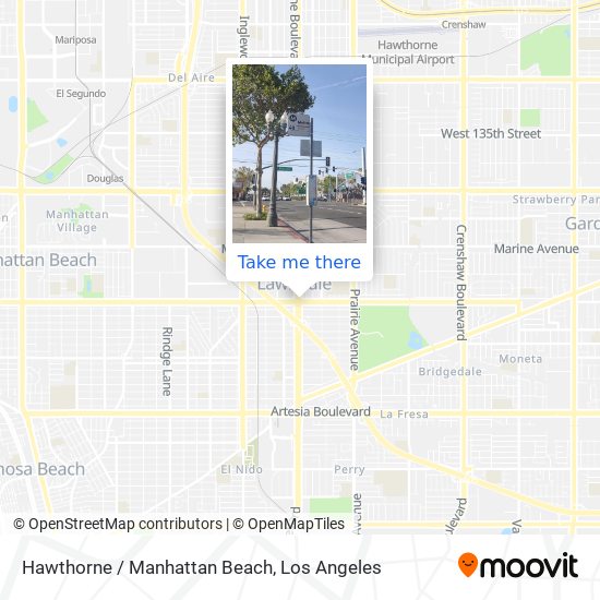 Hawthorne / Manhattan Beach map