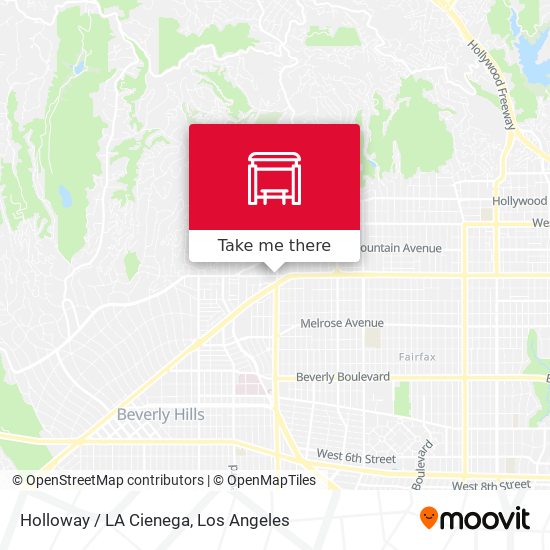 Mapa de Holloway / LA Cienega
