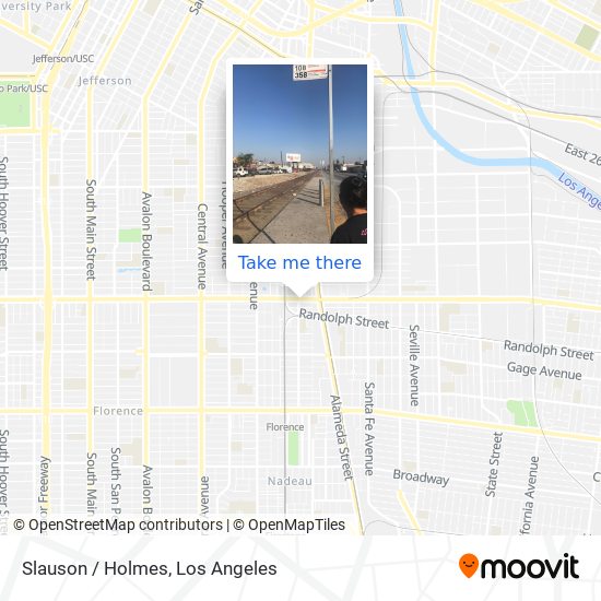 Slauson / Holmes map