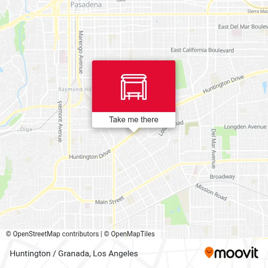 Huntington / Granada map