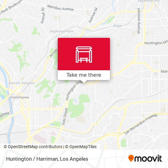 Huntington / Harriman map