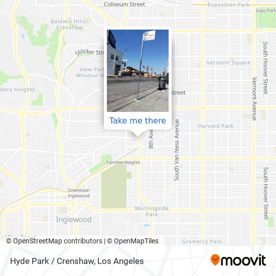 Mapa de Hyde Park / Crenshaw