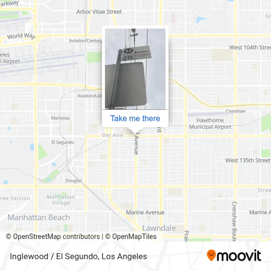 Inglewood / El Segundo map