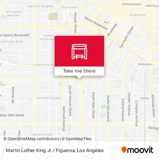 Martin Luther King Jr / Figueroa map