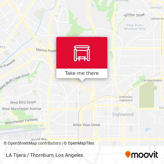 LA Tijera / Thornburn map