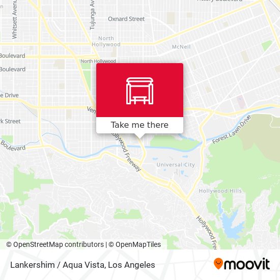 Lankershim / Aqua Vista map