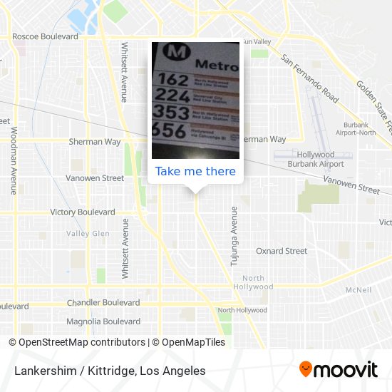 Mapa de Lankershim / Kittridge