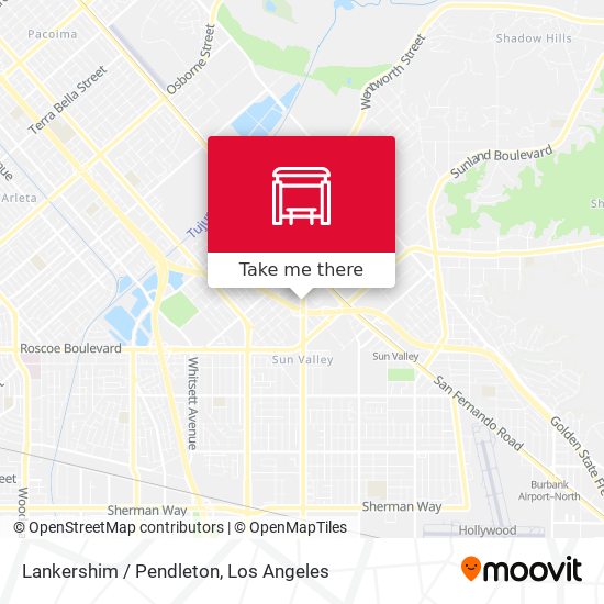 Mapa de Lankershim / Pendleton