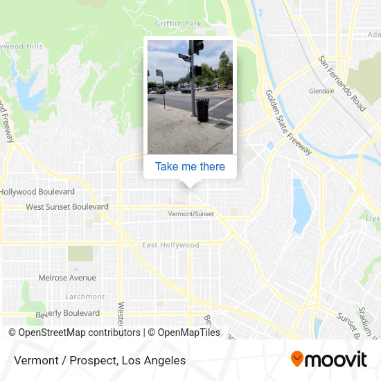 Vermont / Prospect map
