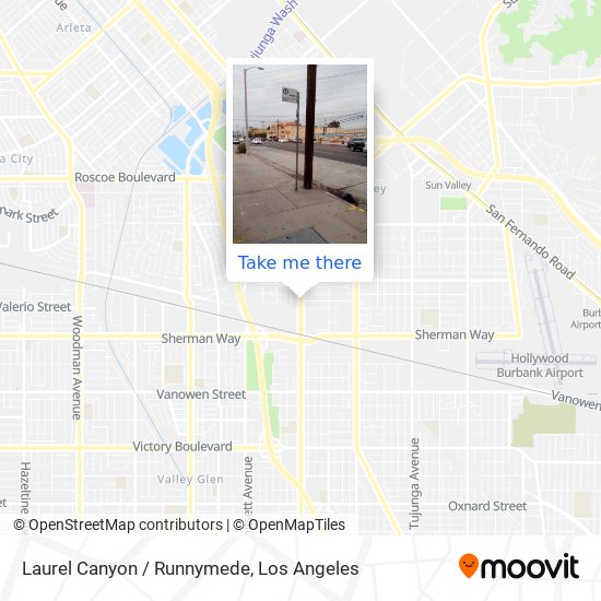Mapa de Laurel Canyon / Runnymede