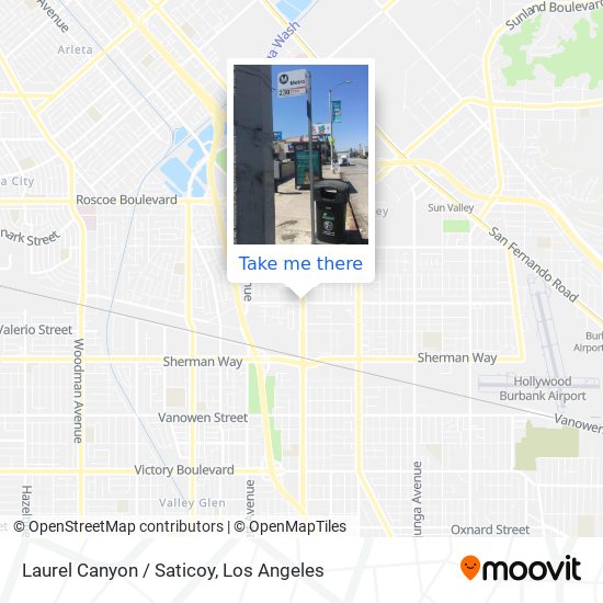 Mapa de Laurel Canyon / Saticoy