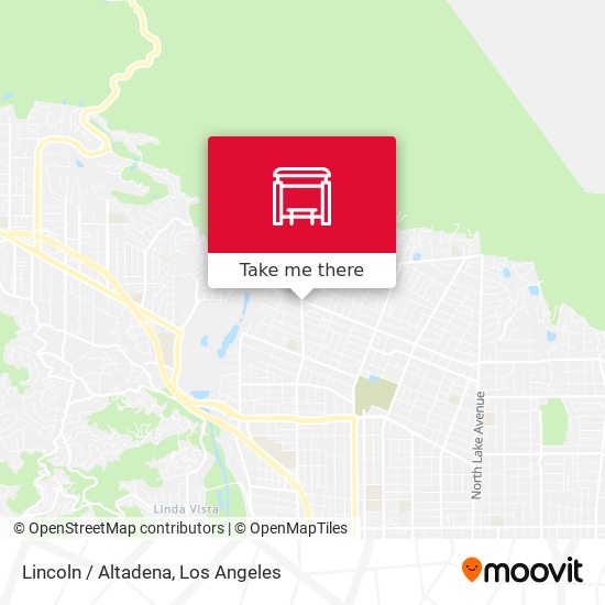 Mapa de Lincoln / Altadena