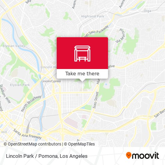 Lincoln Park / Pomona map