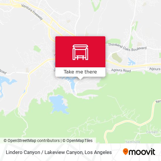 Mapa de Lindero Canyon / Lakeview Canyon