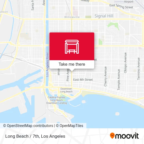 Long Beach / 7th map