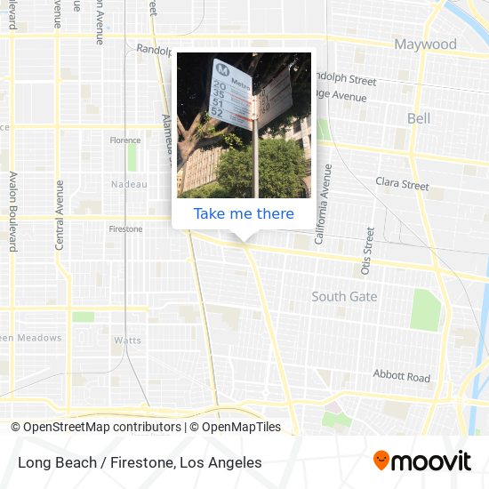 Long Beach / Firestone map