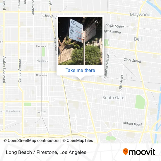 Long Beach / Firestone map